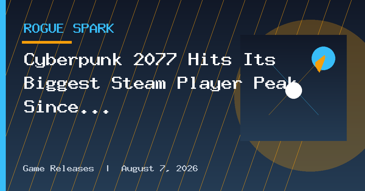 Cyberpunk 2077 Hits Its Biggest Steam Player Peak Since Phantom Liberty, And You