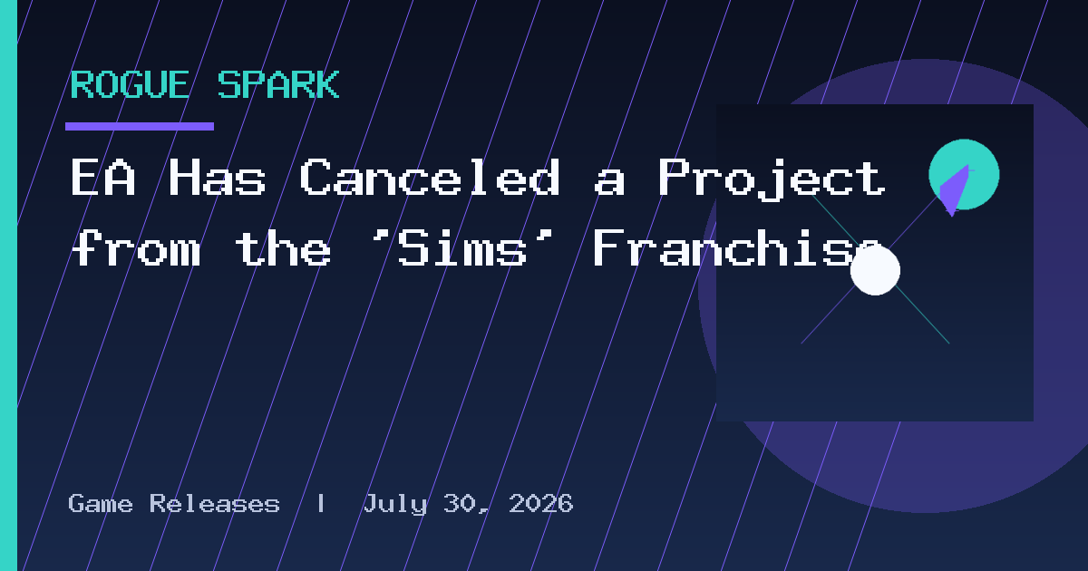 EA Has Canceled a Project from the ‘Sims’ Franchise