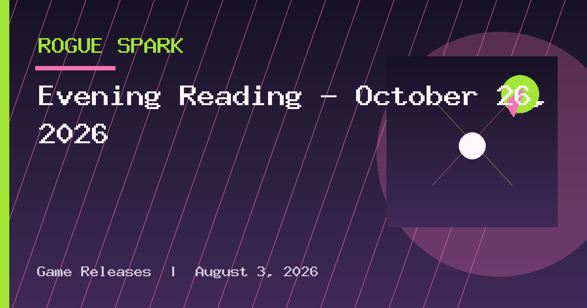 Evening Reading - October 26, 2026