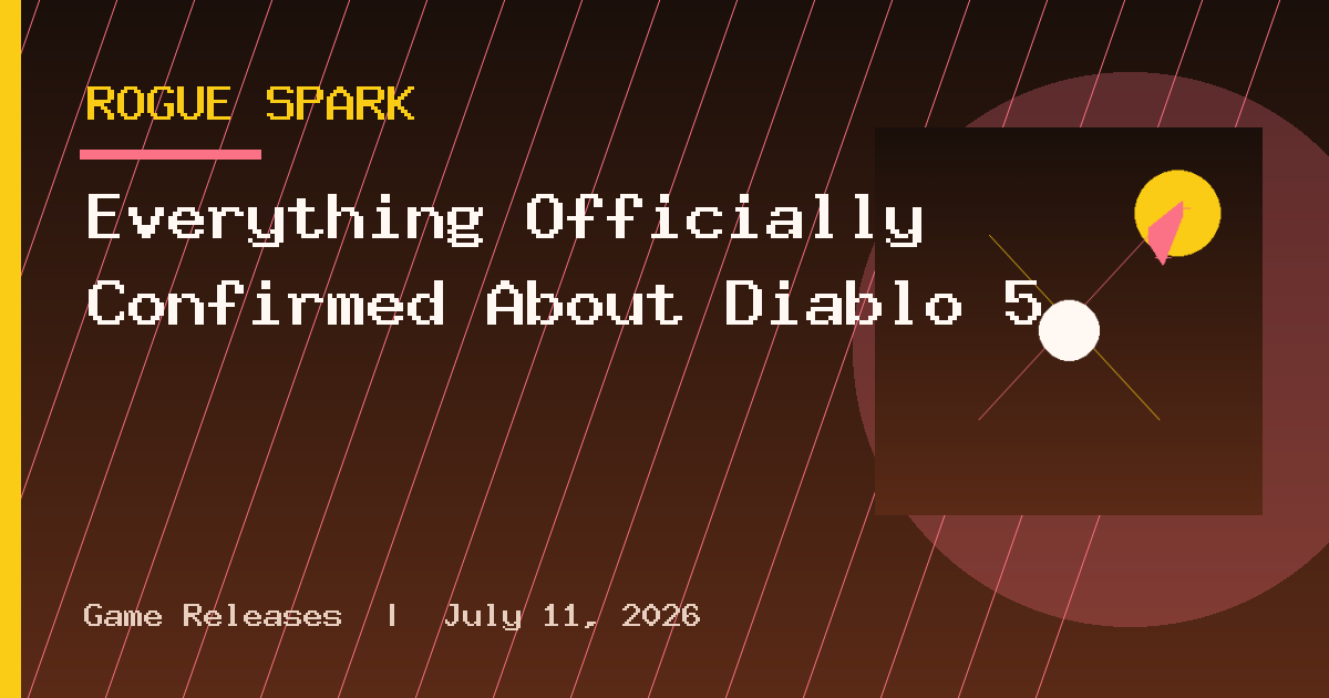Everything Officially Confirmed About Diablo 5