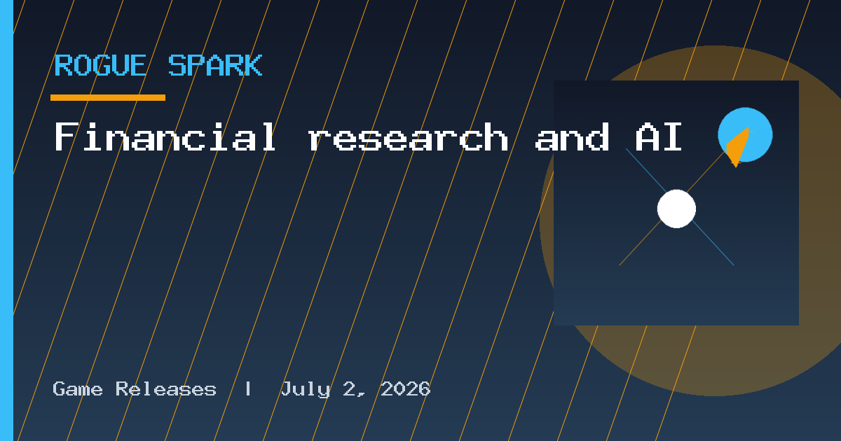 Financial research and AI