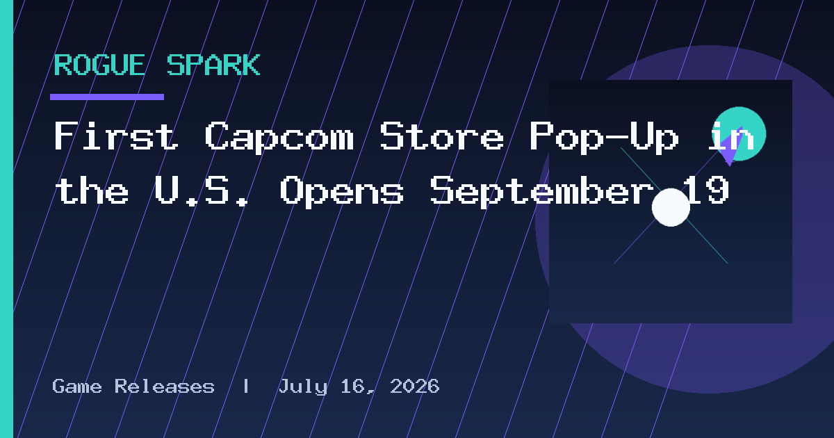 First Capcom Store Pop-Up in the U.S. Opens September 19