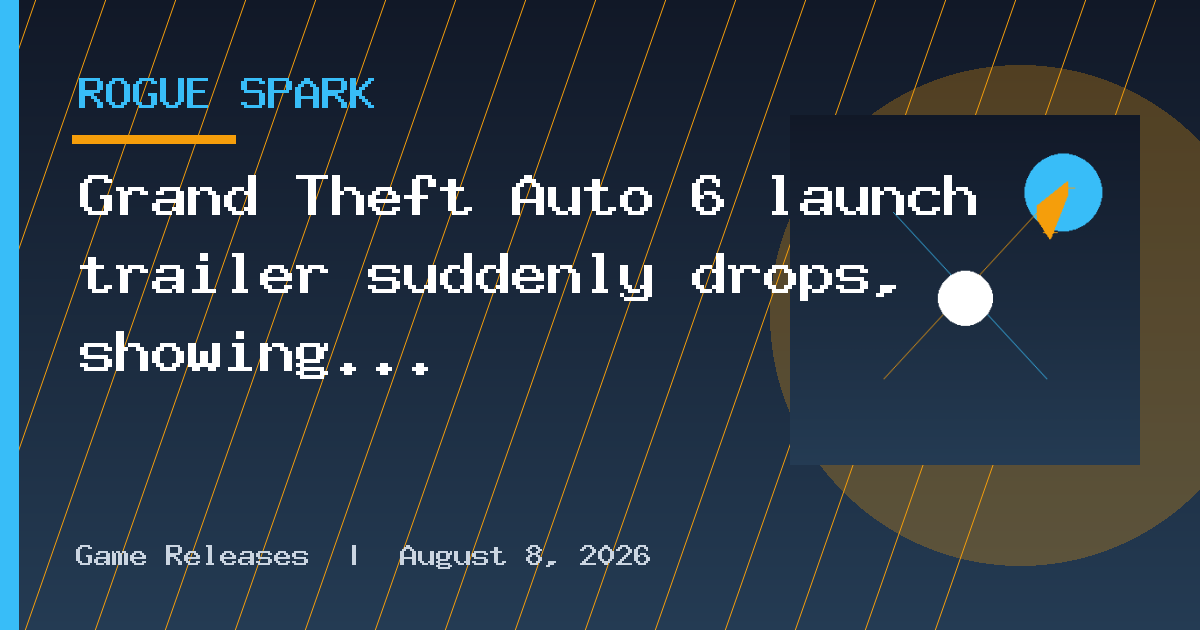 Grand Theft Auto 6 launch trailer suddenly drops, showing a saucy shower scene