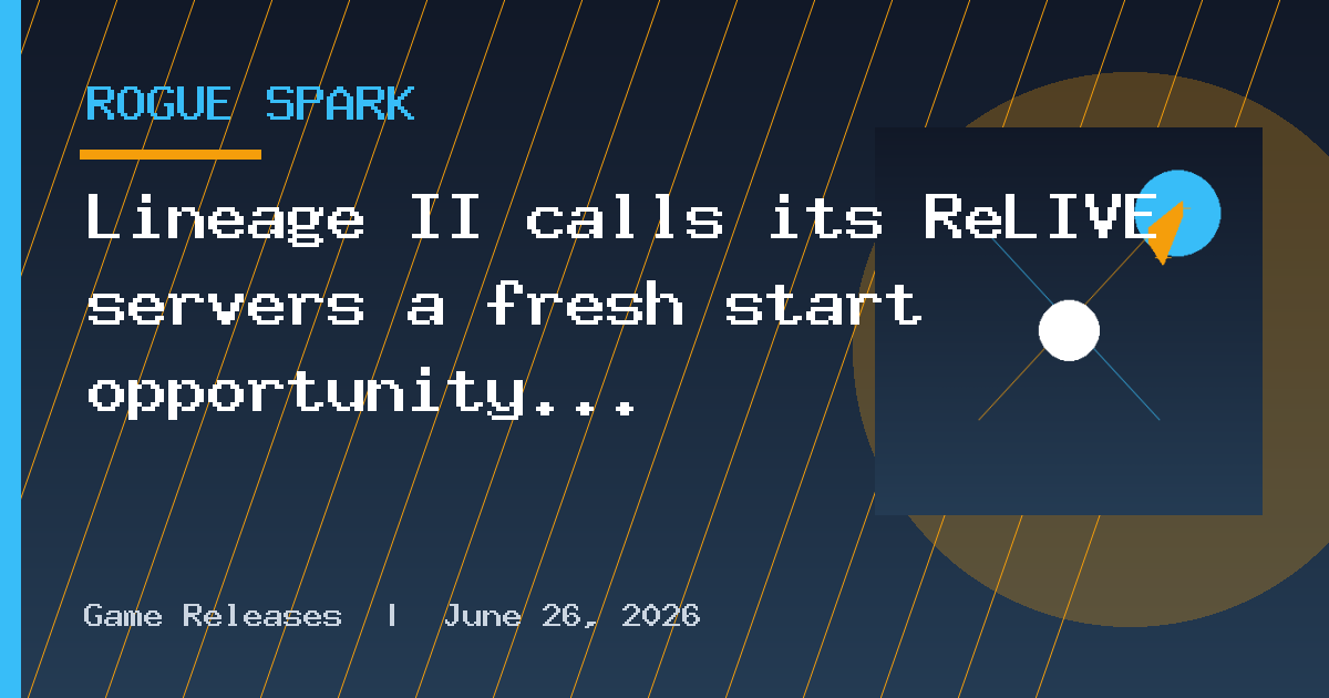 Lineage II calls its ReLIVE servers a fresh start opportunity for new