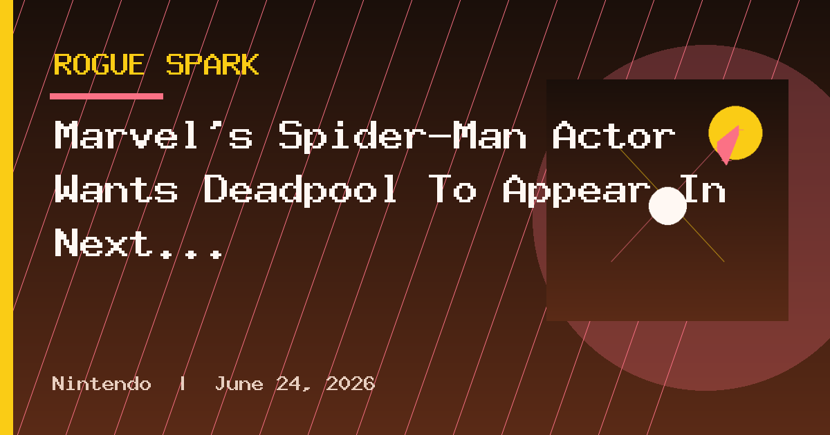 Marvel’s Spider-Man Actor Wants Deadpool To Appear In Next Game