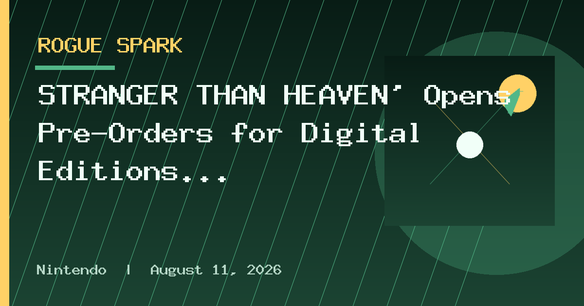 STRANGER THAN HEAVEN' Opens Pre-Orders for Digital Editions Across All Platforms