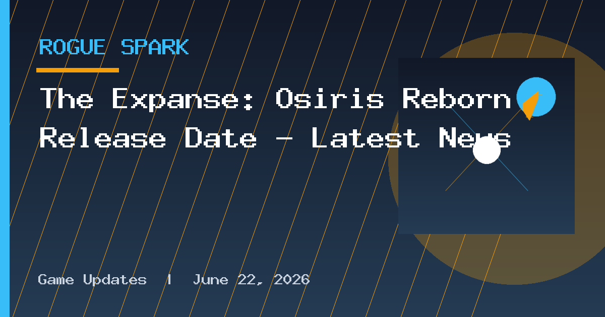 The Expanse: Osiris Reborn Release Date - Latest News