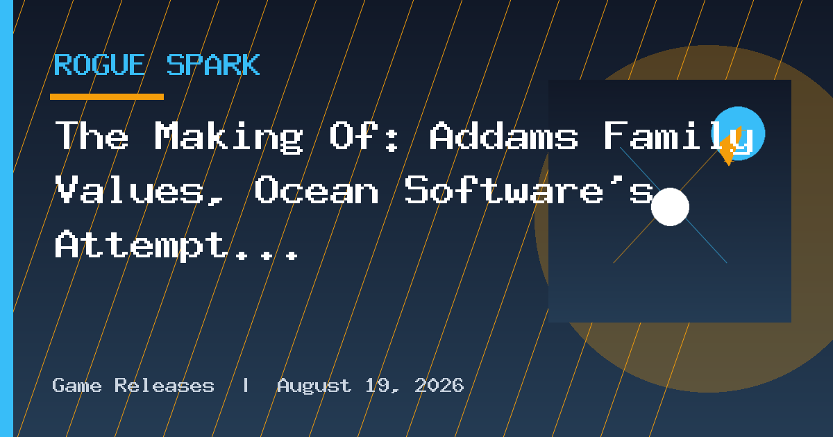 The Making Of: Addams Family Values, Ocean Software's Attempt to Mix Hollywood &