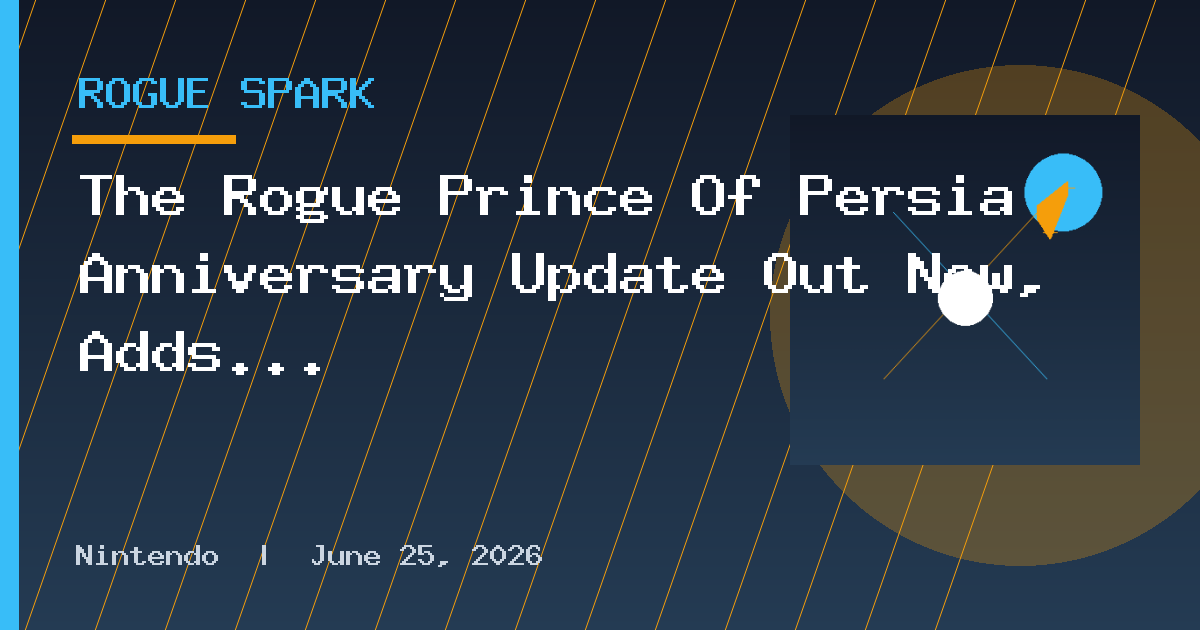 The Rogue Prince Of Persia Anniversary Update Out Now, Adds New Ice Element