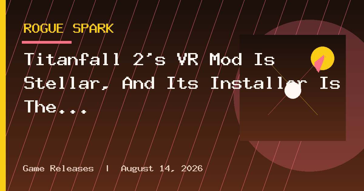 Titanfall 2's VR Mod Is Stellar, And Its Installer Is The Best Thing About