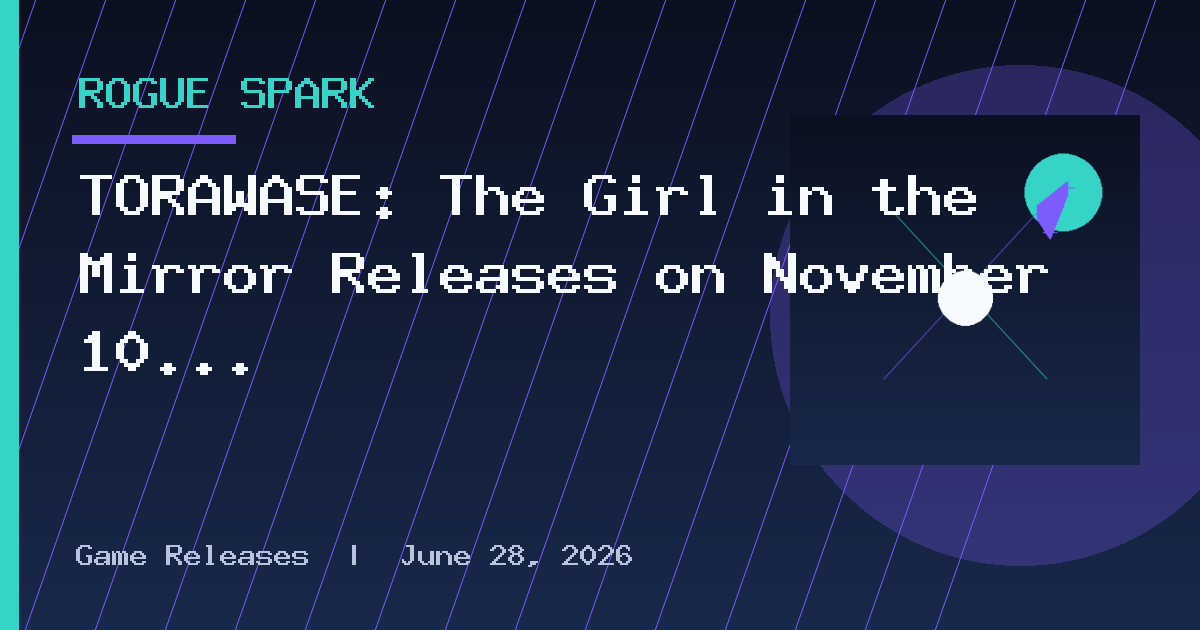 TORAWASE: The Girl in the Mirror Releases on November 10